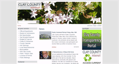 Desktop Screenshot of claycountymo.gov