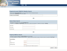 Tablet Screenshot of collector.claycountymo.gov
